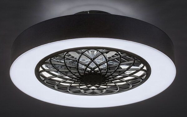 Rabalux 5419 - LED Zatemnitvena svetilka z ventilatorjem ADONIAS LED/35W/230V + Daljinski upravljalnik