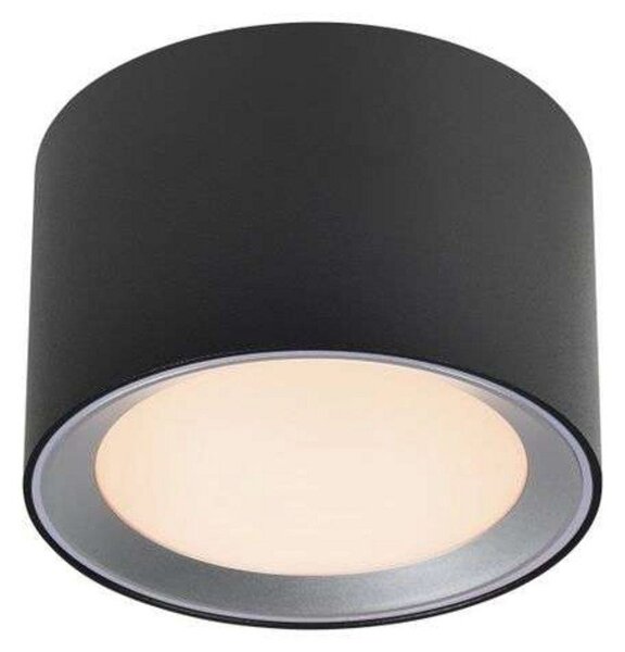 Nordlux Stropni reflektor LED Landon Smart, črn, višina 8,2 cm, zatemnjen, Črna, Dnevna soba / jedilnica, Kovina