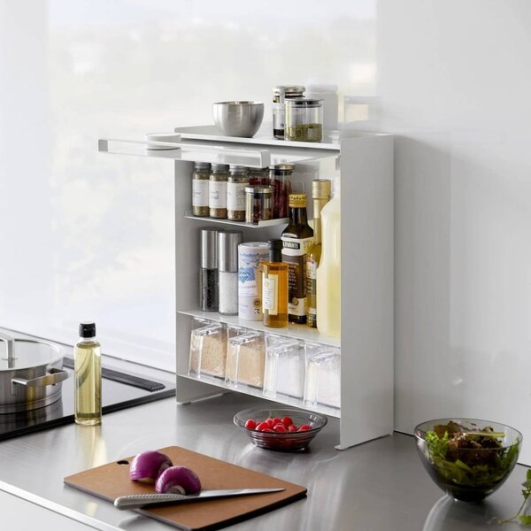 Kovinski organizator za začimbe Tower – YAMAZAKI