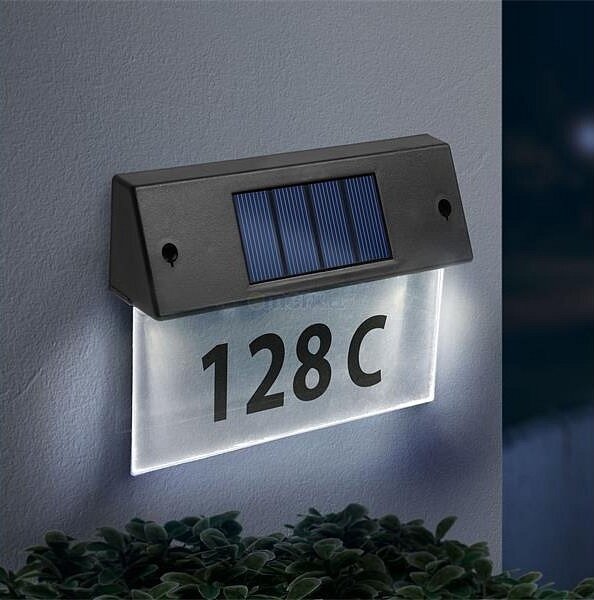 LED Solarna hišna številka LED/1,2V/600 mAh IP44