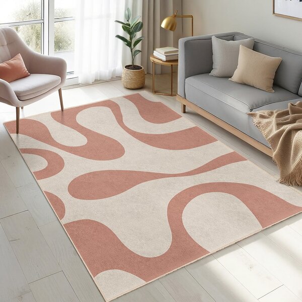 Rožnata pralna preproga 60x100 cm Strawberry Latte – Mila Home