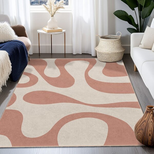 Rožnata pralna preproga 60x100 cm Strawberry Latte – Mila Home