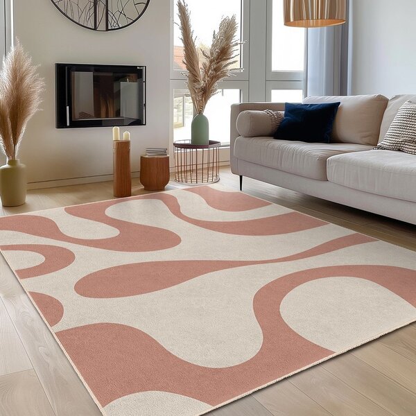 Rožnata pralna preproga 60x100 cm Strawberry Latte – Mila Home