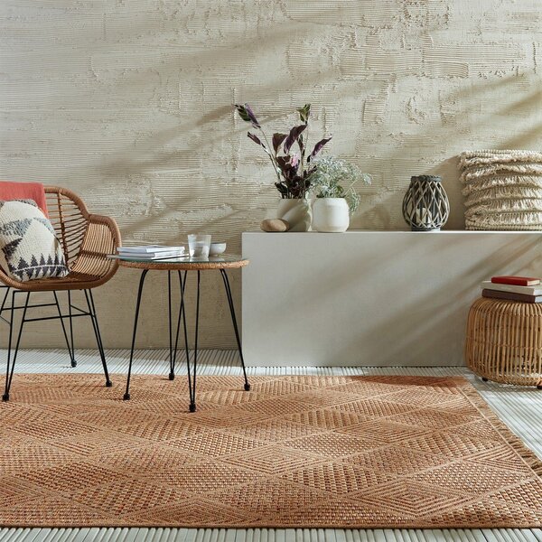 Notranja in zunanja preproga v naravni barvi 120x170 cm Nora Diamond – Flair Rugs