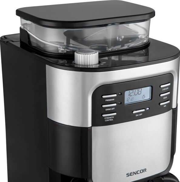 Sencor - Kavni aparat 1,5 l z odcejalnikom in LCD zaslonom 900W/230V