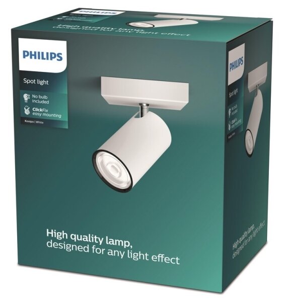 Philips - Reflektor KOSIPO 1xGU10/5,5W/230V bela