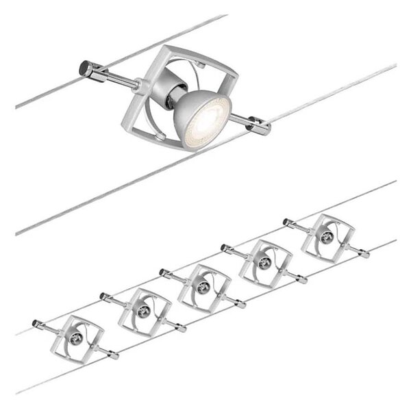 Paulmann 94133 - SET 5xGU5,3/10W Reflektor MAC 230V krom