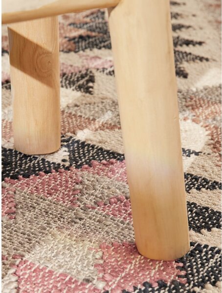 Siv ročno tkan tekač iz jute 80x200 cm Roya Parsa – Elle Decoration
