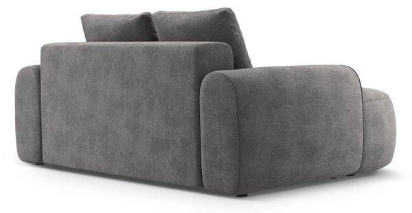 Siva žametna sedežna garnitura 175 cm Linz – Cosmopolitan Design