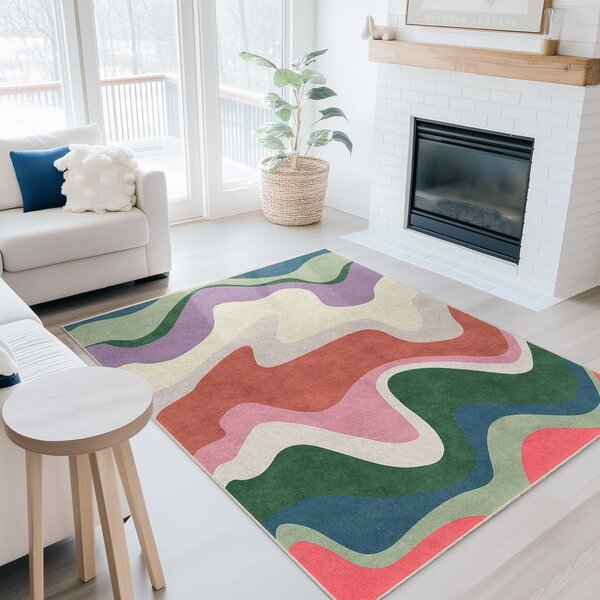 Pralen tekač 60x230 cm Squiggly Breeze – Mila Home