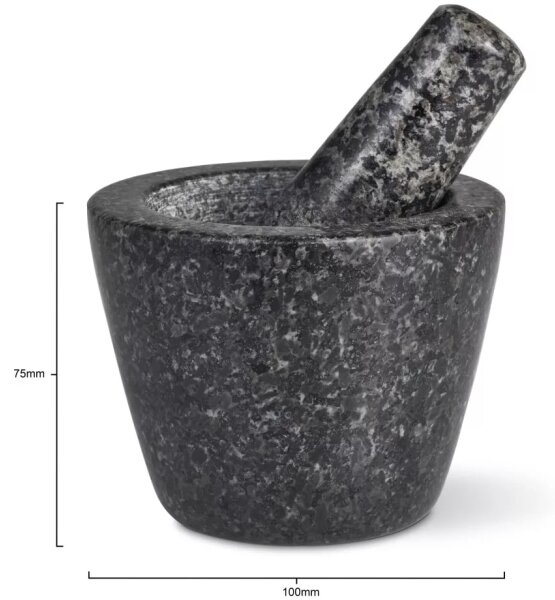 Cole&Mason - Granitni terilnik s pestilom GRANITE pr. 10 cm