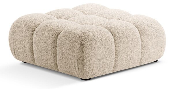 Bež modularni otoman iz tkanine bouclé Bellis – Micadoni Home