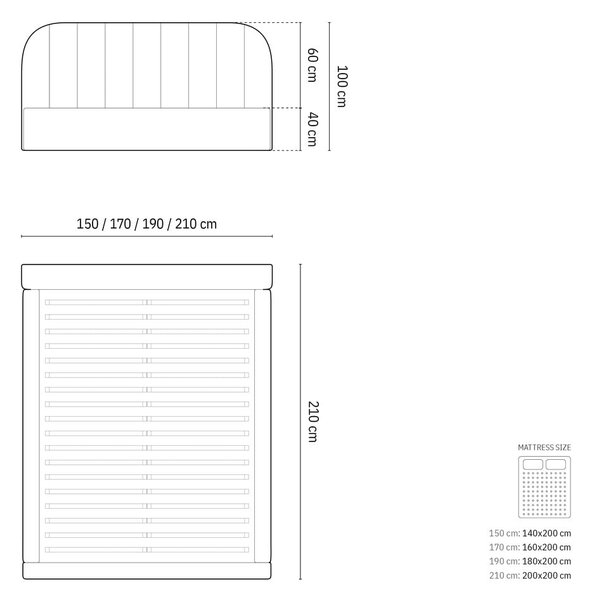 Kremno bela oblazinjena zakonska postelja s prostorom za shranjevanje z letvenim dnom 200x200 cm Juno – Windsor & Co Sofas