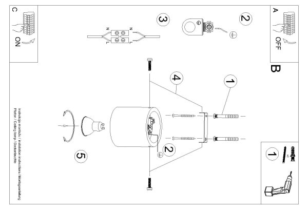 Brilagi - LED Reflektor FRIDA 1xGU10/7W/230V