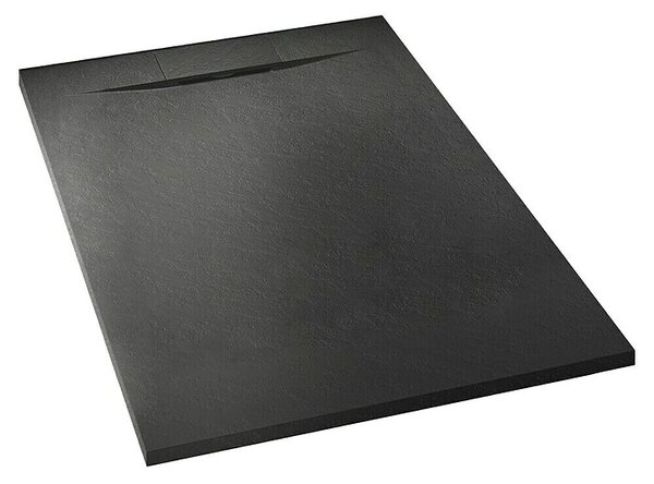 Sanotechnik Tuš kad SMC (Do x Š x V: 90 x 90 x 2,6 cm, Plastika, črna)