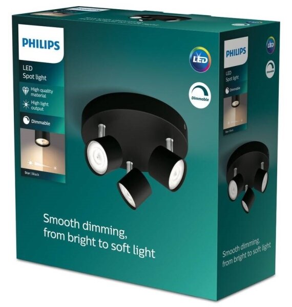 Philips - LED Zatemnitveni reflektor STAR 3xLED/4,5W/230V