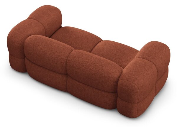 Opečnato oranžna sedežna garnitura 210 cm Loretto – Cosmopolitan Design