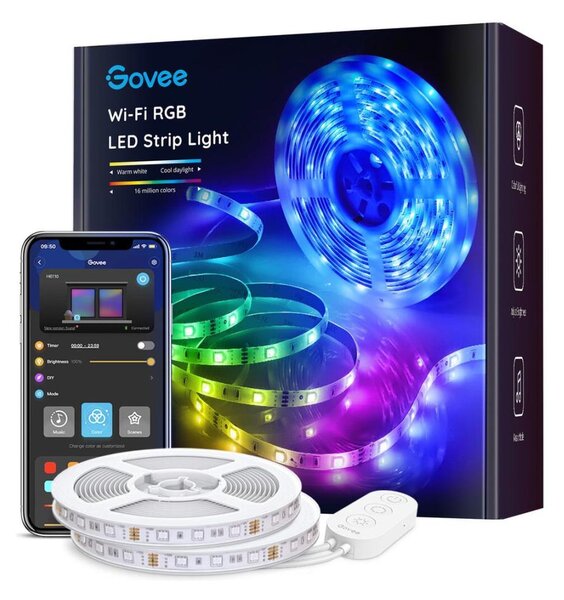 Govee - Wi-Fi RGB Smart LED trak 10m