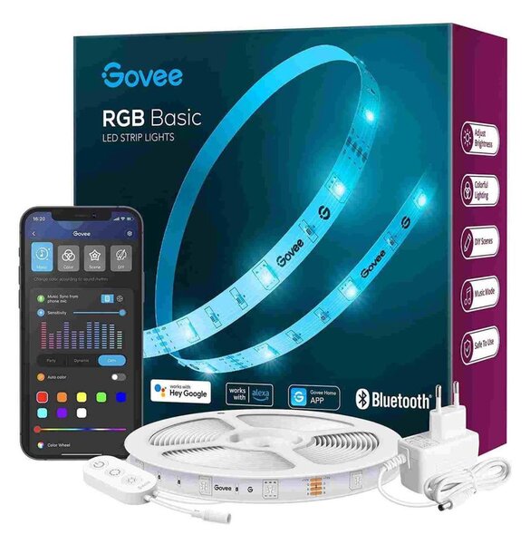 Govee - Wi-Fi RGB Smart LED trak 5m