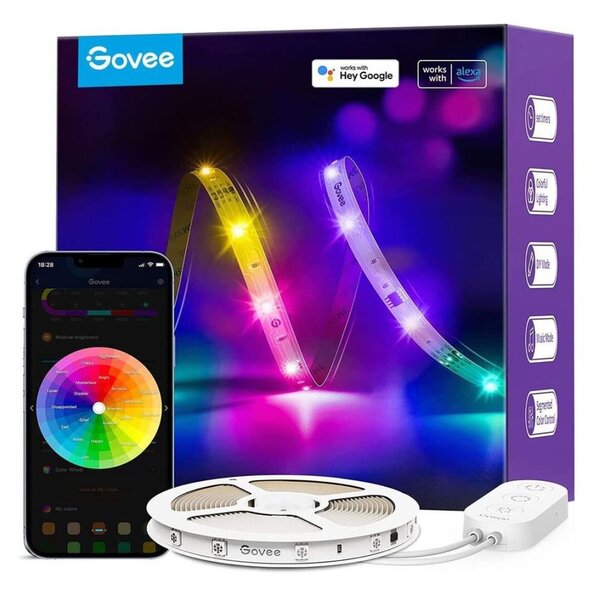 Govee - Wi-Fi RGBIC Smart PRO LED trak 5m