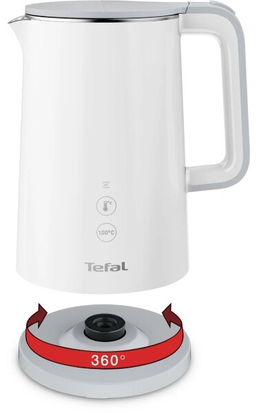 Tefal - Grelnik vode SENSE 1,5 l 1800W/230V bela