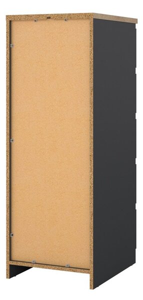 Temno siva komoda 40x111x50 cm Naia – Tvilum