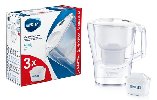 Brita - Kotliček s filtrom Aluna 2,4 l + 3 filtri