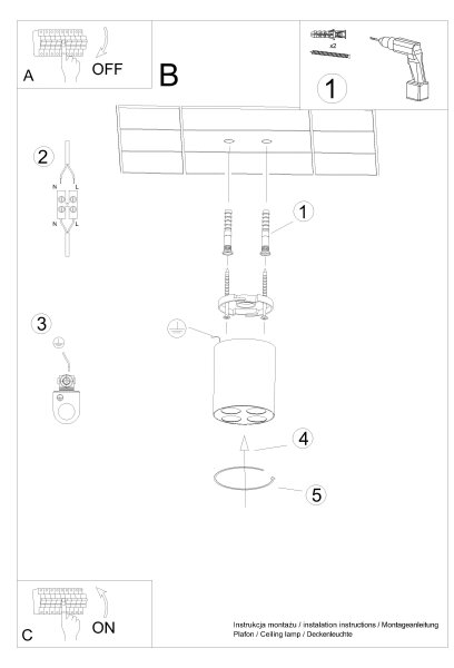 Sollux SL.1209 - LED Reflektor ZOE LED/9W/230V bela