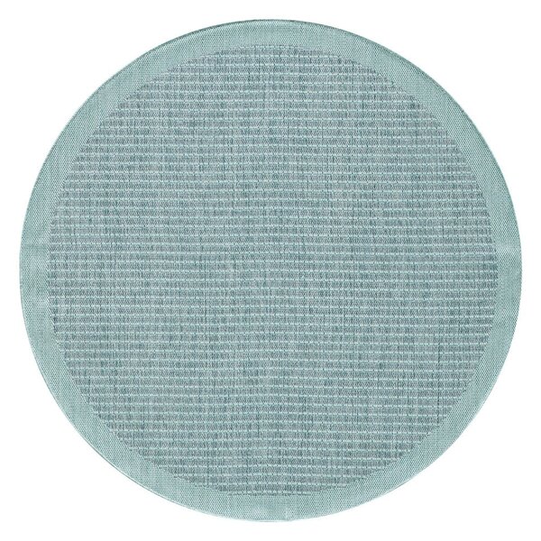 Modra okrogla notranja in zunanja preproga ø 120 cm Giza 1410 – Ayyildiz Carpets