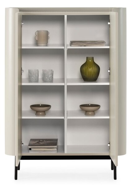 Kremno bela omarica 100x140x40 cm Willa – MOME