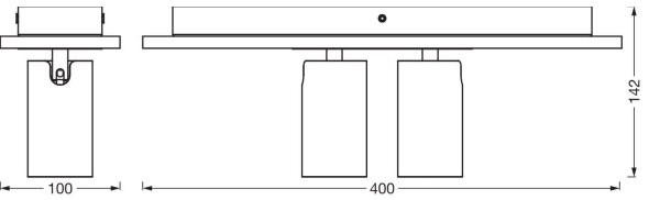 Ledvance - LED Reflektor DECOR MERCURY 2xGU10/3,4W/230V