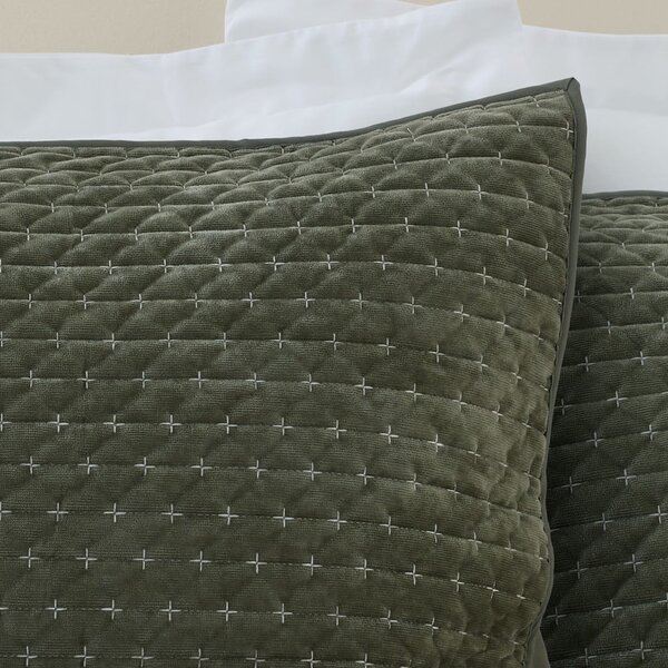 Prevleke za blazino v kompletu 2 ks 50x75 cm Attica Velvet Embroidered – Bianca
