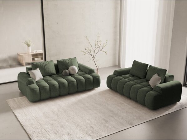 Zelena sedežna garnitura 200 cm Linz – Cosmopolitan Design