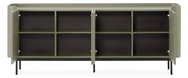 Zelena komoda 200x80x40 cm Willa – MOME