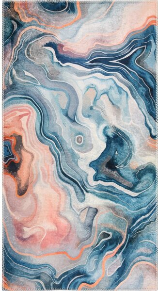 Modra/rožnata pralna preproga 60x100 cm Colors of Joy – Vitaus