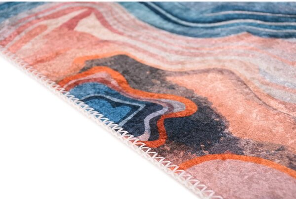 Modra/rožnata pralna preproga 60x100 cm Colors of Joy – Vitaus