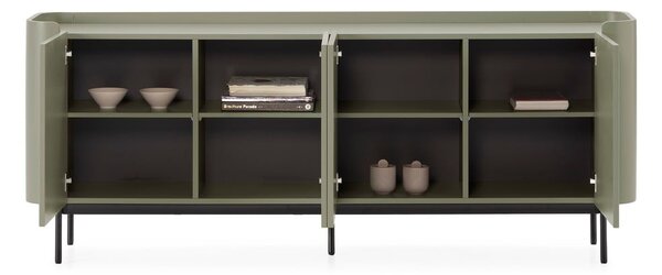 Zelena komoda 200x80x40 cm Willa – MOME