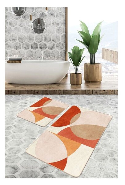 Žametne kopalniške preproge v kompletu 2 ks 60x100 cm – Mila Home