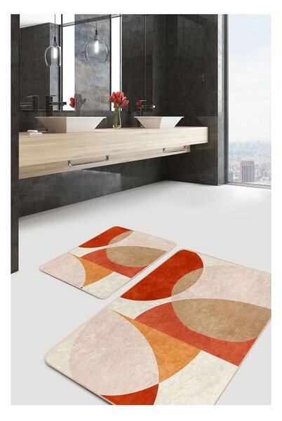 Žametne kopalniške preproge v kompletu 2 ks 60x100 cm – Mila Home