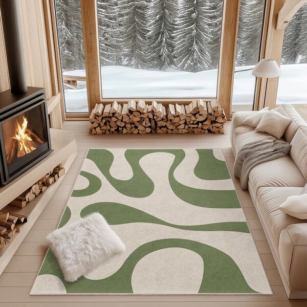 Zelen pralen tekač 80x200 cm Matcha Latte – Mila Home