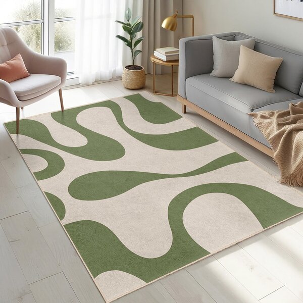 Zelen pralen tekač 80x200 cm Matcha Latte – Mila Home