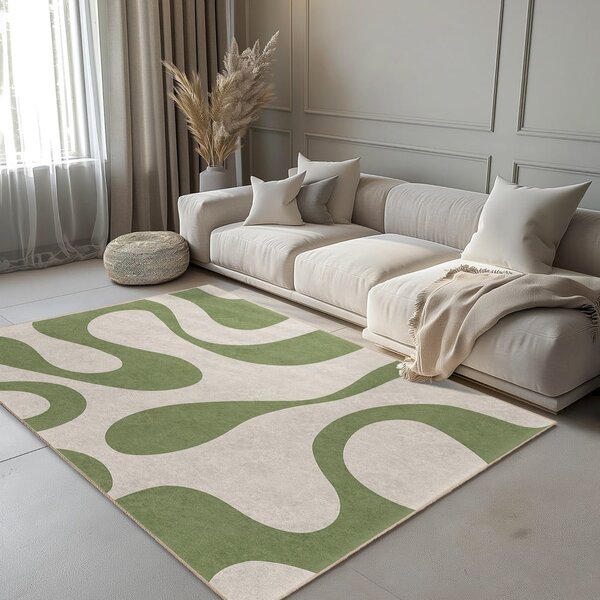 Zelen pralen tekač 80x200 cm Matcha Latte – Mila Home