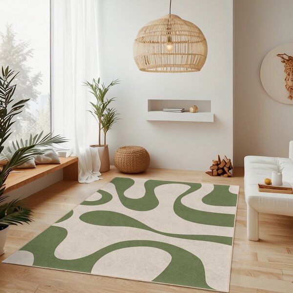 Zelen pralen tekač 80x200 cm Matcha Latte – Mila Home