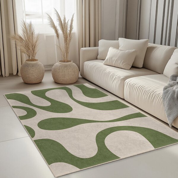 Zelen pralen tekač 80x200 cm Matcha Latte – Mila Home