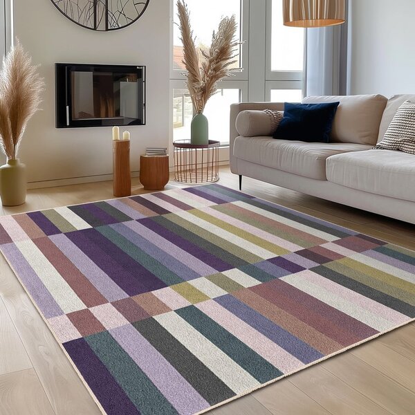 Vijoličen pralen tekač 60x230 cm Purple Rain – Mila Home