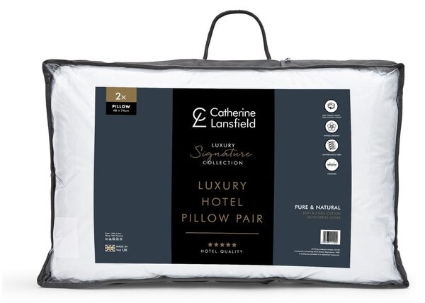 Polnilo za blazino 2 ks 48x74 cm Hotel Satin Stripe – Catherine Lansfield