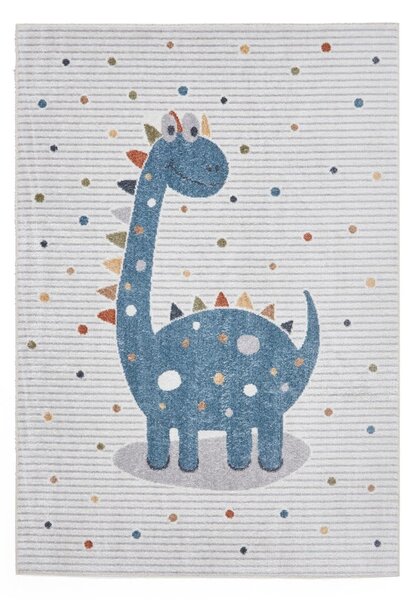 Modra/svetlo siva otroška preproga 80x150 cm Vida Kids Dinosaur – Think Rugs