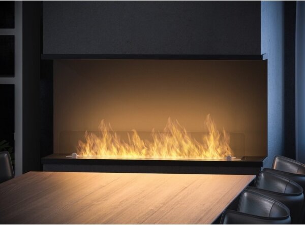 InFire - Vgradni BIO kamin 100x50 cm 3kW črna