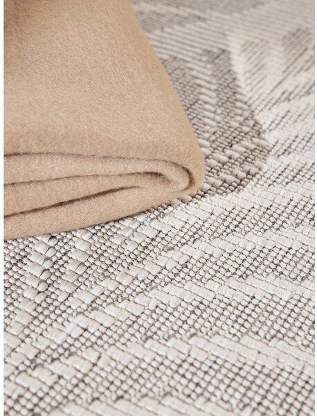 Sivo-slonokoščena notranja in zunanja preproga 160x230 cm Duet Liora – NORTHRUGS