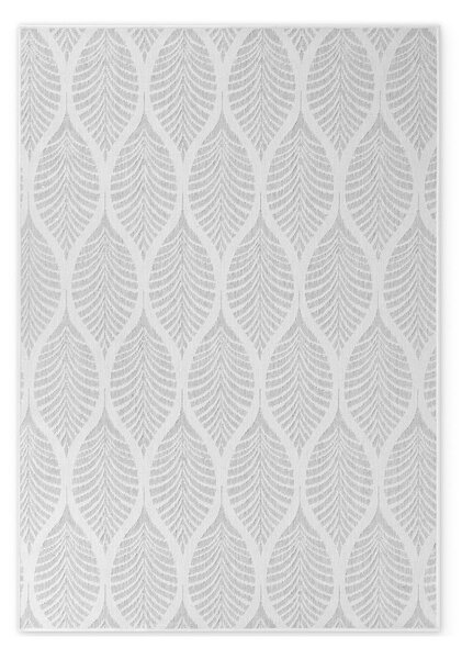 Sivo-slonokoščena notranja in zunanja preproga 160x230 cm Duet Liora – NORTHRUGS